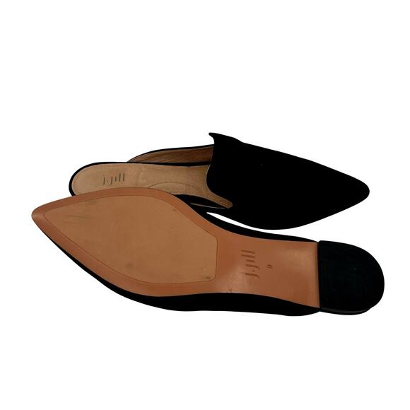 J.Jill women’s Chantal black suede slide mule flat shoes - Picture 5 of 5